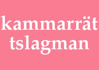 Synonym kammarrättslagman