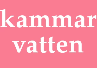 Synonym kammarvatten