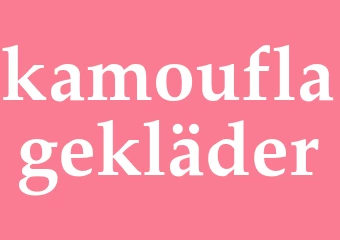 Synonym kamouflagekläder