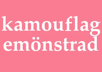 Synonym kamouflagemönstrad