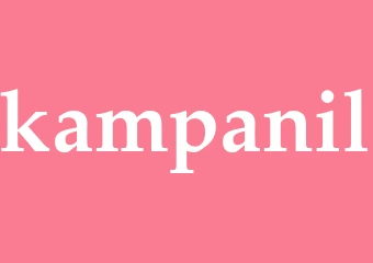 Synonym kampanil