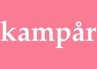 Synonym kampår