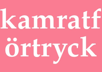 Synonym kamratförtryck