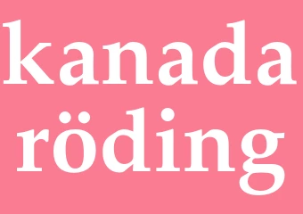 Synonym kanadaröding