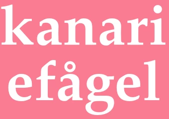 Synonym kanariefågel