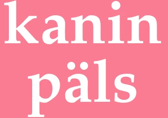 Synonym kaninpäls