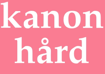 Synonym kanonhård