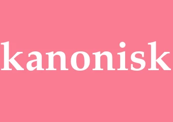 Synonym kanonisk