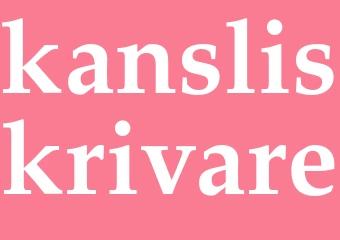 Synonym kansliskrivare