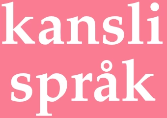 Synonym kanslispråk