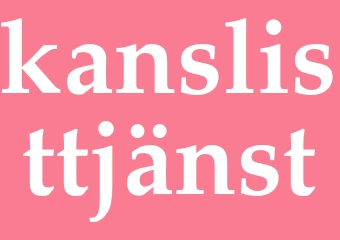 Synonym kanslisttjänst