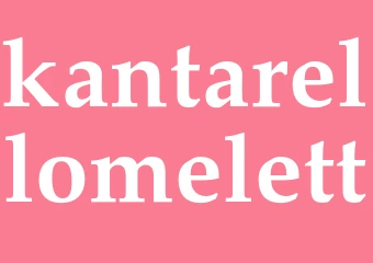 Synonym kantarellomelett