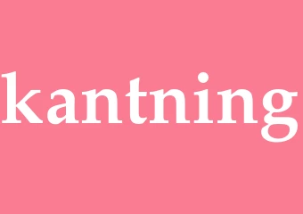 Synonym kantning