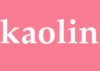 Synonym kaolin