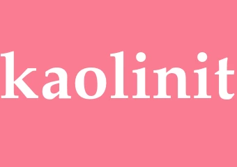 Synonym kaolinit