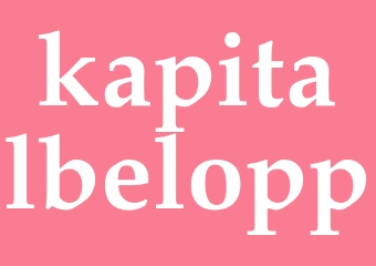 Synonym kapitalbelopp