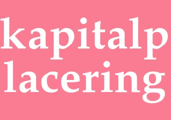 Synonym kapitalplacering