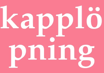 Synonym kapplöpning