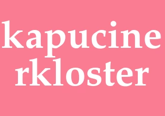 Synonym kapucinerkloster