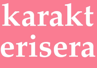 Synonym karakterisera