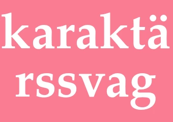 Synonym karaktärssvag