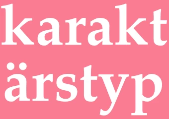 Synonym karaktärstyp
