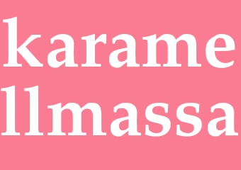 Synonym karamellmassa