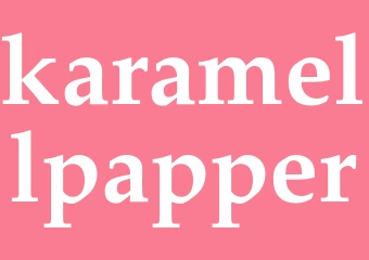 Synonym karamellpapper