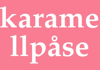 Synonym karamellpåse