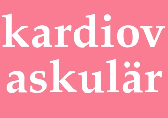 Synonym kardiovaskulär