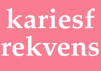 Synonym kariesfrekvens