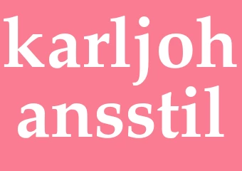 Synonym karljohansstil