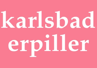 Synonym karlsbaderpiller