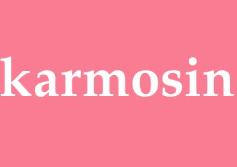 Synonym karmosin