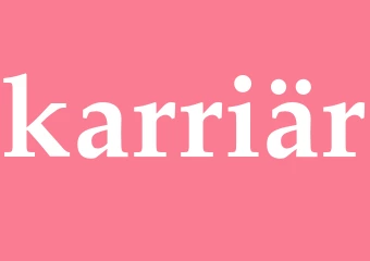 Synonym karriär