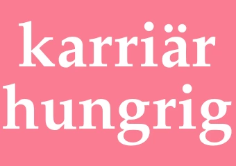 Synonym karriärhungrig