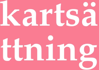 Synonym kartsättning