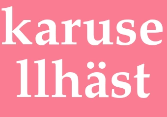 Synonym karusellhäst