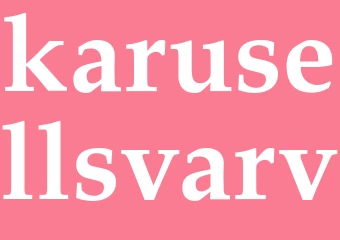 Synonym karusellsvarv