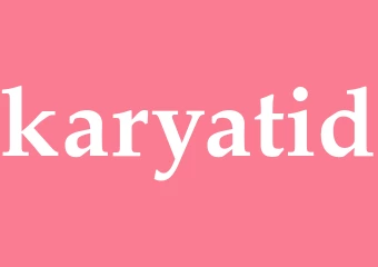 Synonym karyatid