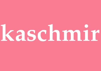 Synonym kaschmir