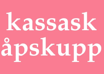 Synonym kassaskåpskupp