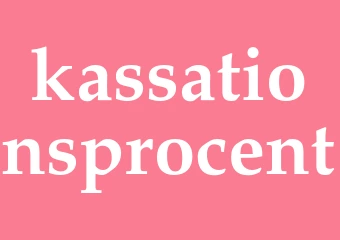 Synonym kassationsprocent
