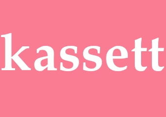 Synonym kassett