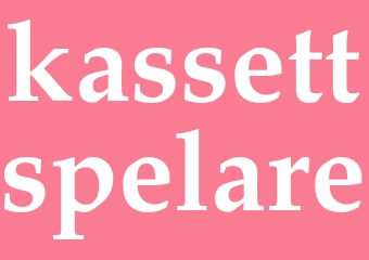 Synonym kassettspelare