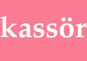 Synonym kassör
