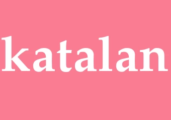 Synonym katalan