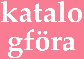 Synonym katalogföra