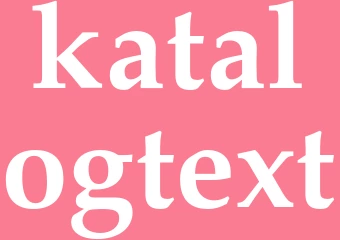 Synonym katalogtext