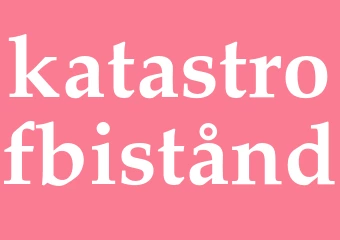 Synonym katastrofbistånd
